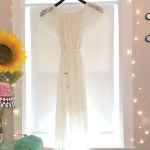 Angelic White Off-the-shoulder Dress